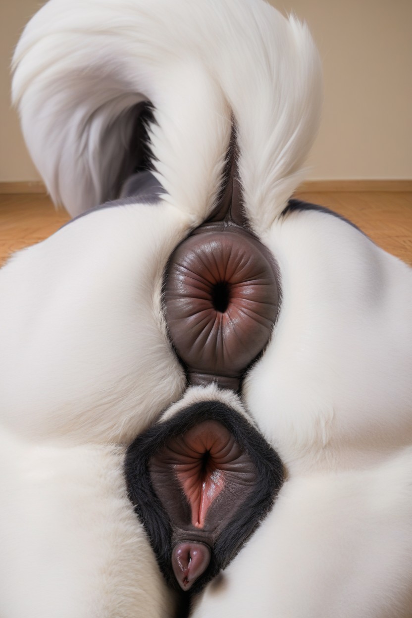 Anus Juice, Tail Anus, Extremely Detailed Furry AI Porn