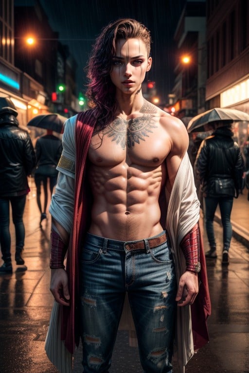 Demonic Eyes, Gender Neutral, Outdoor AI Porn