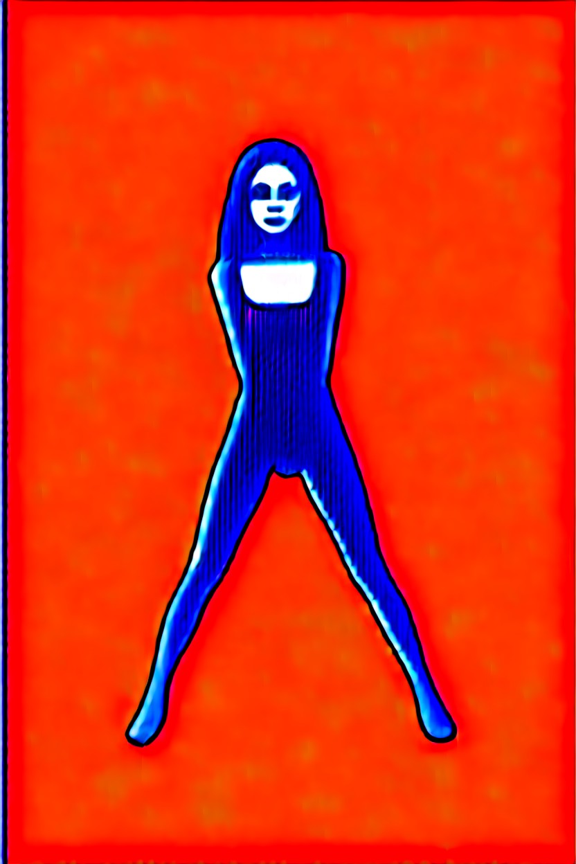 Extremely Limp Penis, Thin, Yoga Pose Shemale AI Porn