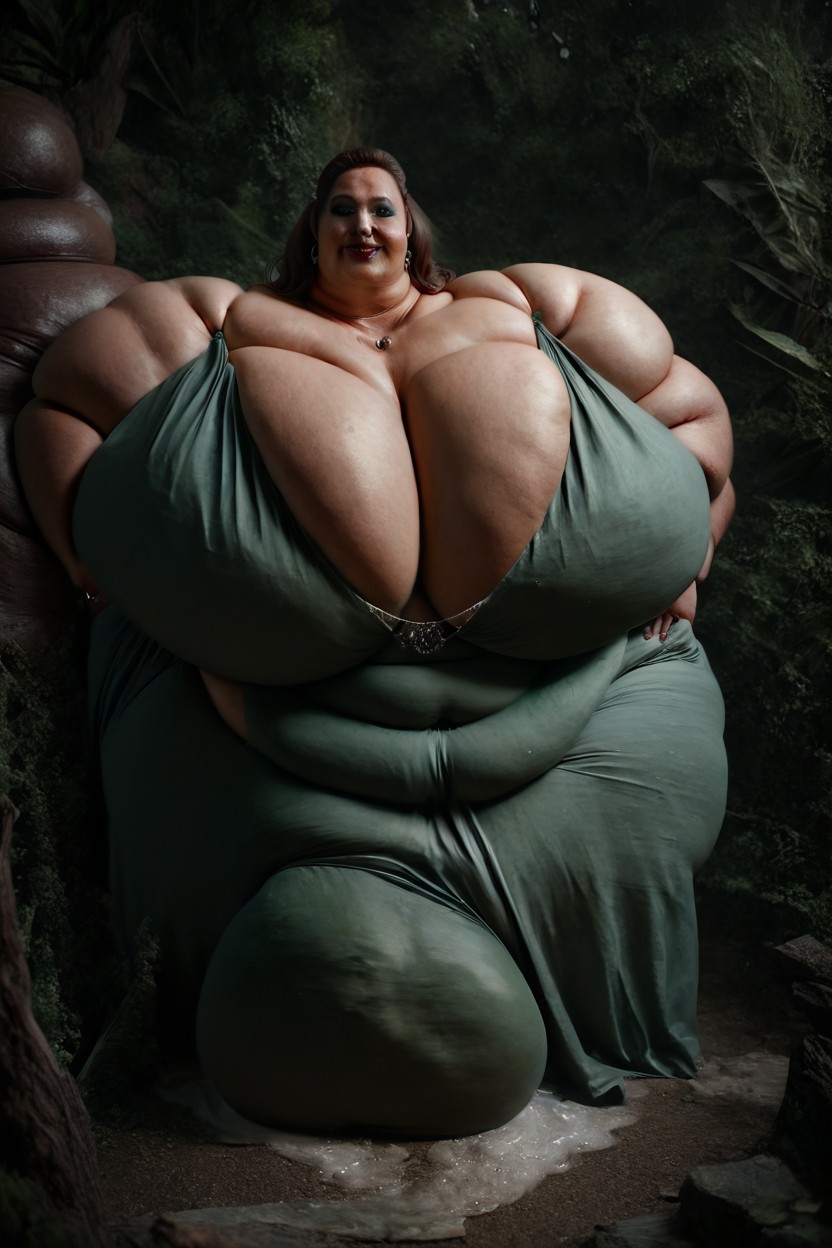 Hyperrealistic, Extremely Long Hair, Natural Look Shemale AI Porn