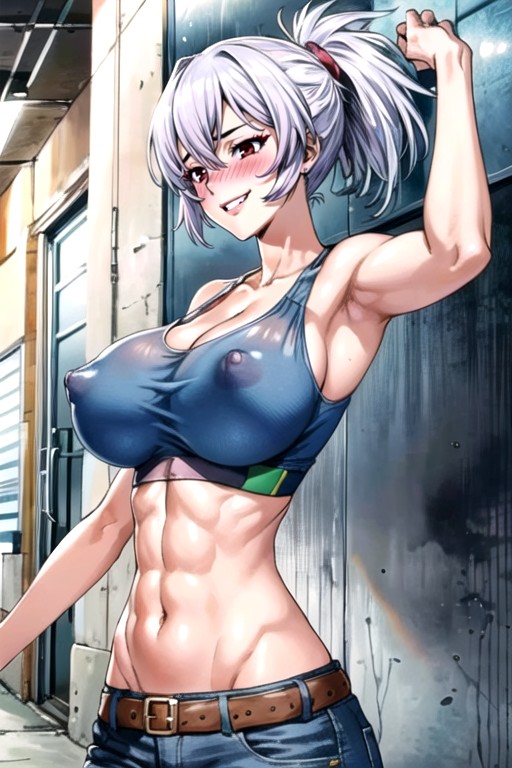 Huge Nipples, Navel, Cleavage Hentai AI Porn