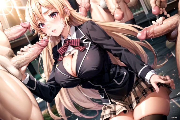 Nakiri Erina (shokugeki No Soma), Breast Expansion, Gang Bang Furry AI Porn