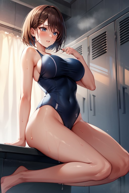Sob, Pain, Braided Bangs Hentai AI Porn