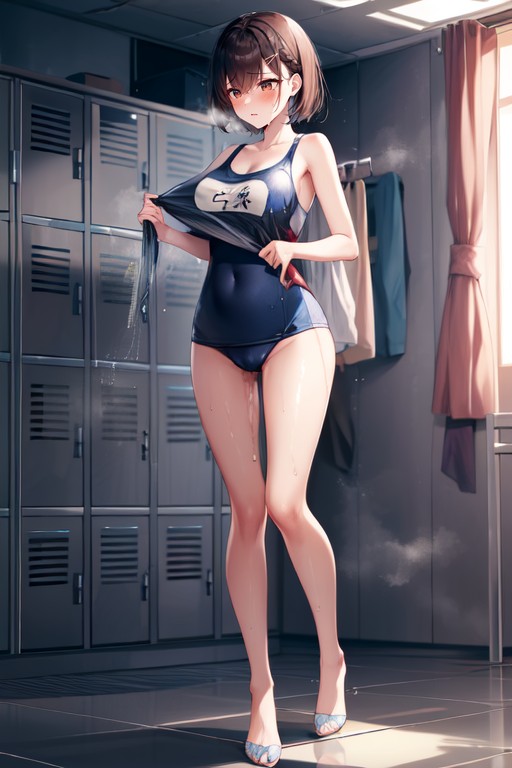 Wet Hair, Contemptuous, Steam Hentai AI Porn