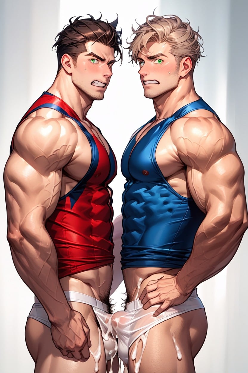 Shocked, Close Up, Dawn AI Gay Porn