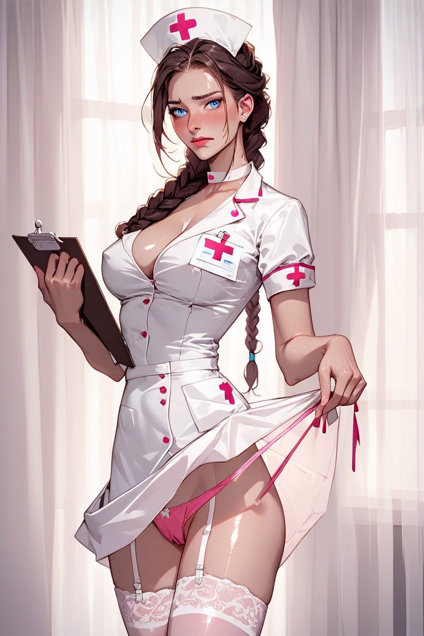 Trenzado, Nurse, Silk StockingsPorno AI