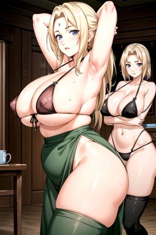 Tsunade (naruto), Ssbbw, Arms Up AI Porn