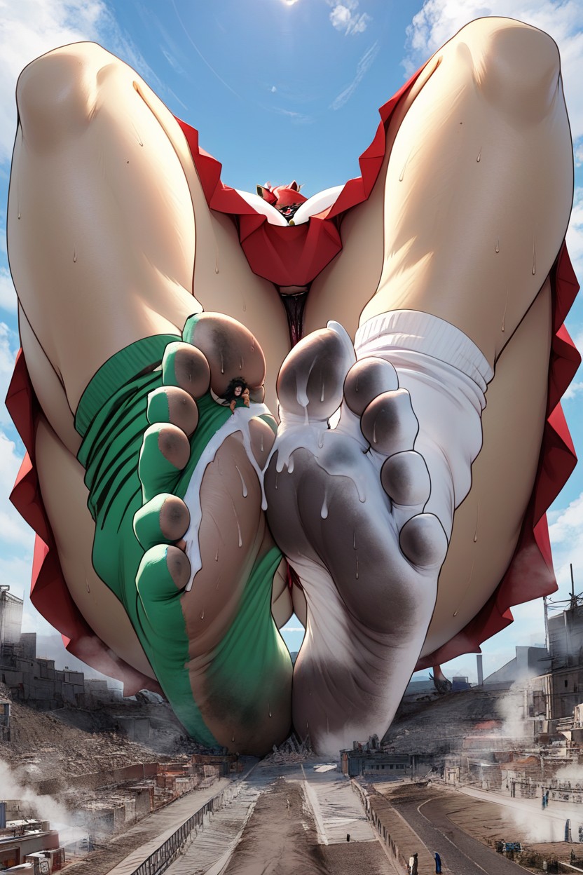 Micro Under Feet, Nsfw, Outdoors Furry AI Porn