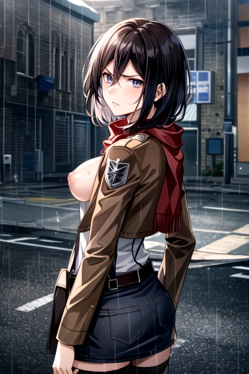 Nude Skin, Mikasa Ackerman (attack On Titan), Angry AI Porn