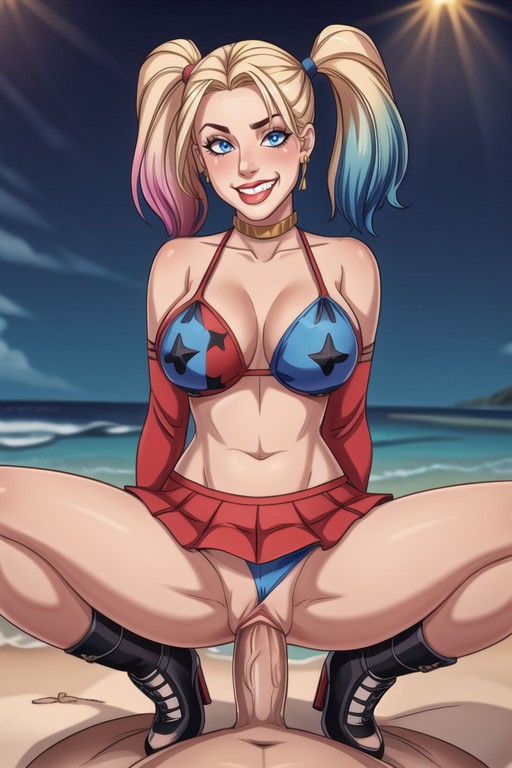 Back Thigh Tattoosanchor, Bimbo, Beach Hentai AI Porn