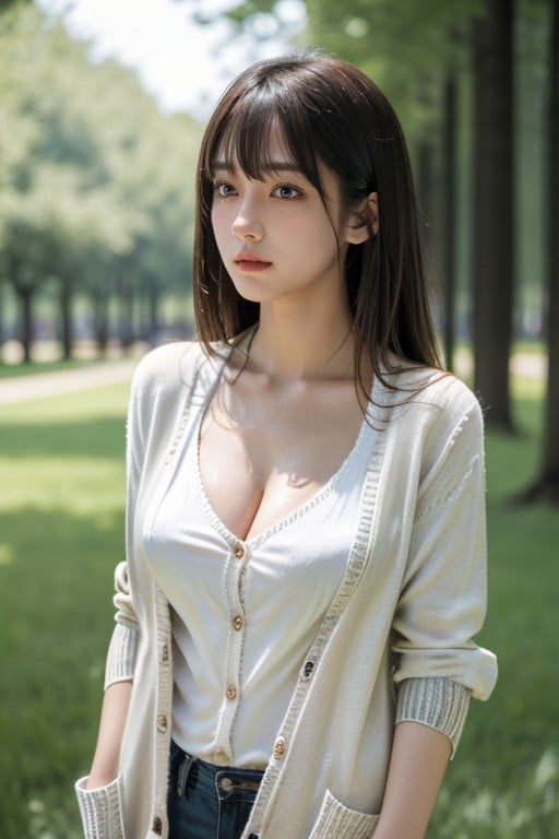 Rounded Breast, Short Stature, Japanese AI Porn