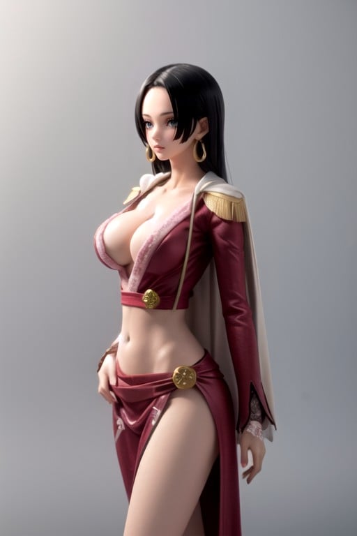 3d, Boa Hancock (one Piece) Pornografia de IA