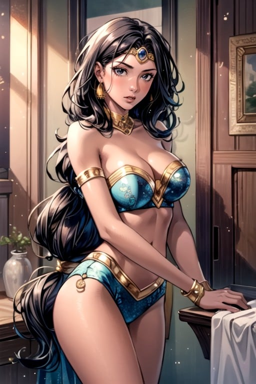 Comic, Jasmine (aladdin) Pornografia de IA