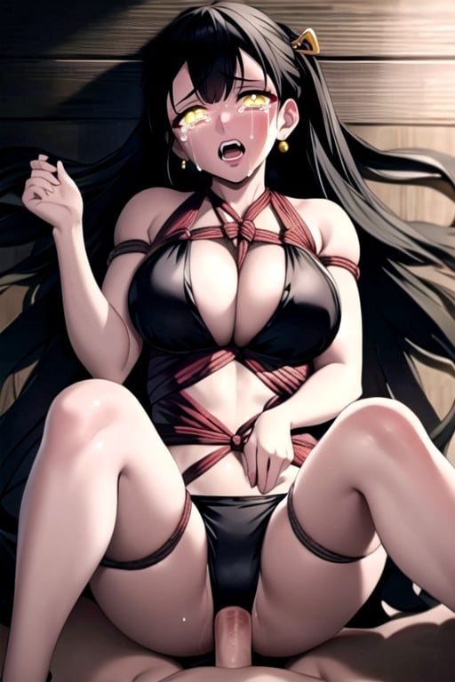 Choro, Shibari, Daki (demon Slayer) Pornografia de IA