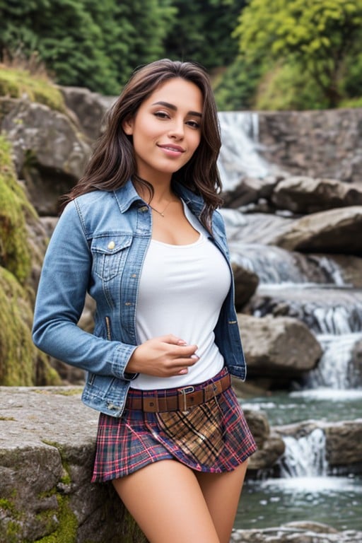 Modelo, Kilt, Latina Pornografia de IA