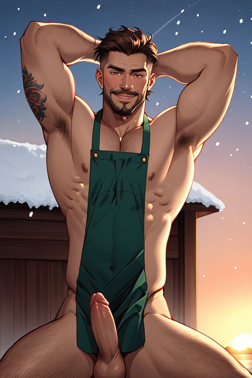 With A Goatee, Nsfw, Arms AI Gay Porn