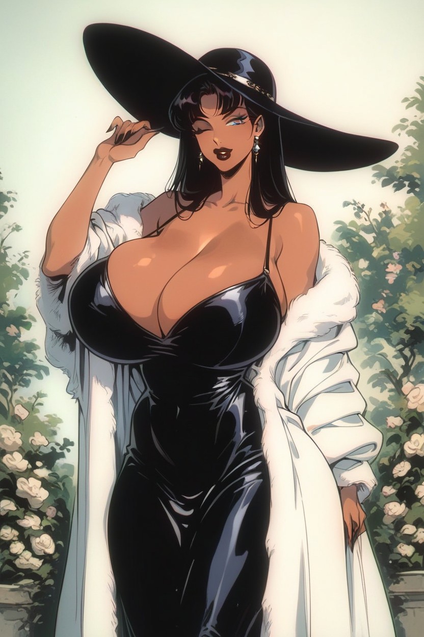 Blue Eyes, British, Cleavage Hentai AI Porn