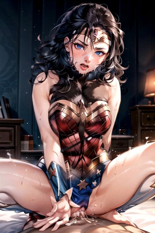 Large Breast, Wonder Woman (dc), Cowgirl AI Porn