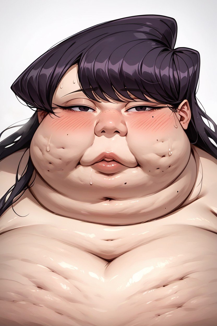 Extremely Fat Face, Cellulite, KomiAIポルノ