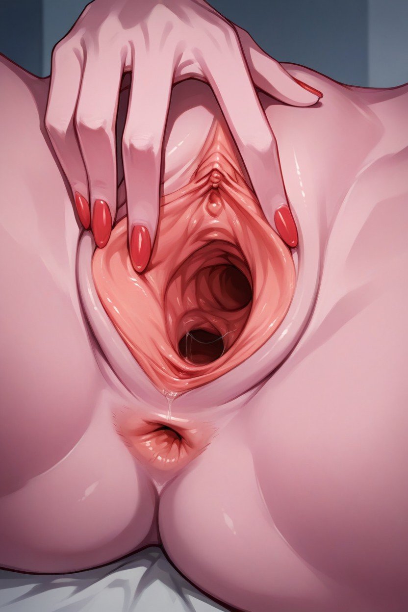 Gaping Pussy, Cervix, Inside Of Pussy Is Visible Pornografia de IA