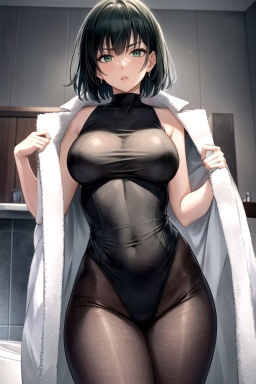 Fishnets, Fubuki (one Punch Man), Large Ass AI Porn