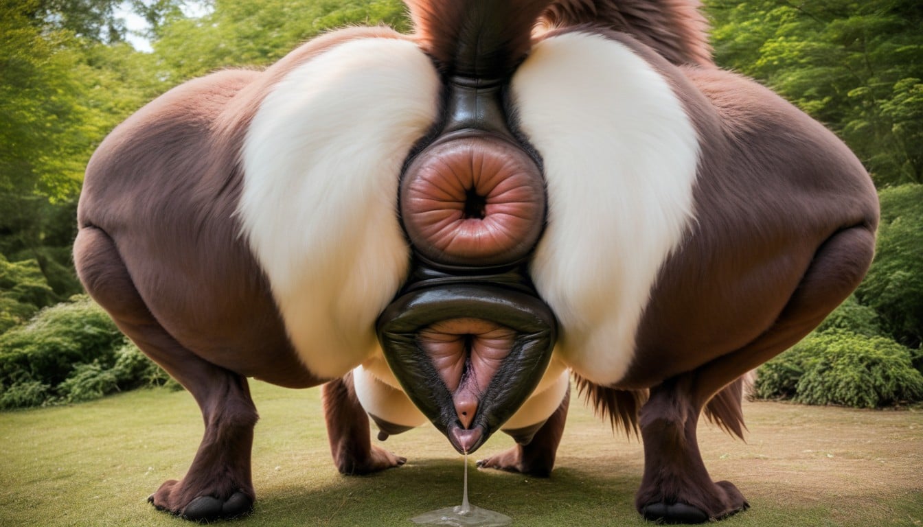 Super Shiny Anus, Mirando Al Espectador, Lying On Bed Furry IA