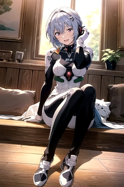 Ayanami Rei (evangelion), Full Body, Cute AI Porn