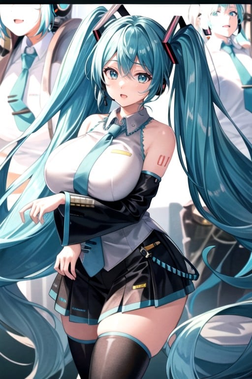 蘋果型, 初音未來AI黃片