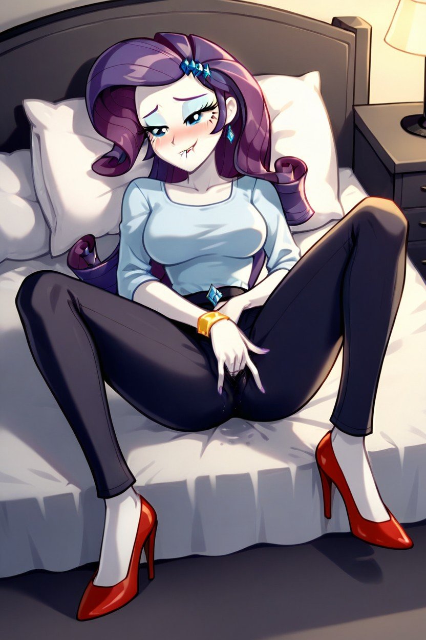 Sfw, Pantalon De Bureau, Rarity From My Little Pony Equestria GirlsPorno IA