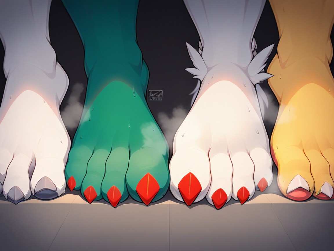 Ultra-detailed, Dirty Nasty Socks, Two Feet Furry AI Porn
