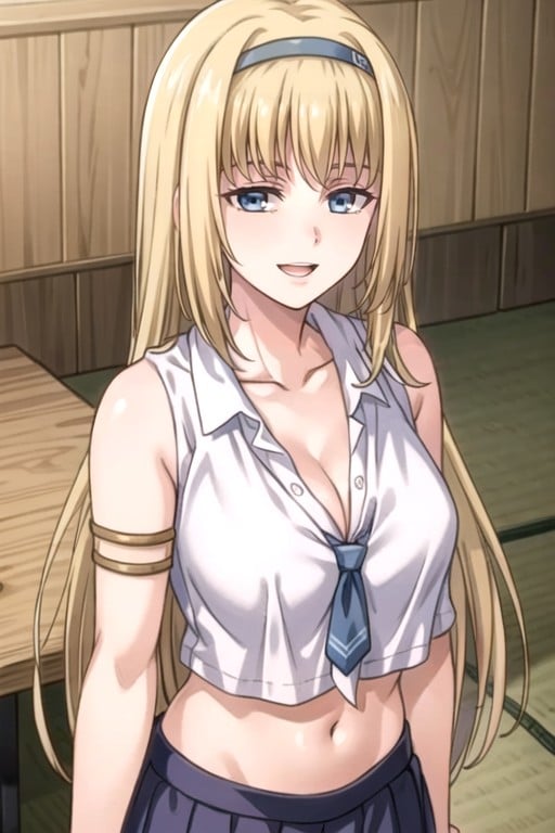 Ymir Fritz (attack On Titan), School Uniform, Cute AI Porn