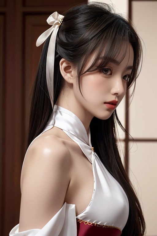 Maquillage, Hanfu Chinois, ChinoisPorno IA