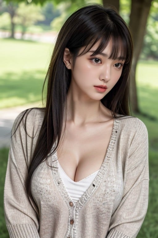 大乳, Bangs, 日本人AI黄片