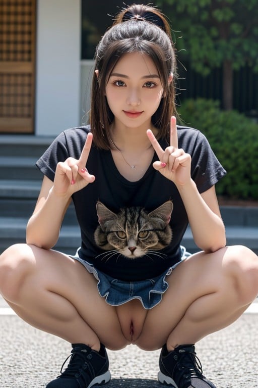 Spread Your Pussy With Your Fingers, 18, SquatAI 포르노