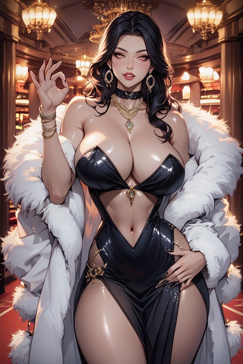 Bare Midriff, Shiny Breasts, 超大AI黃片