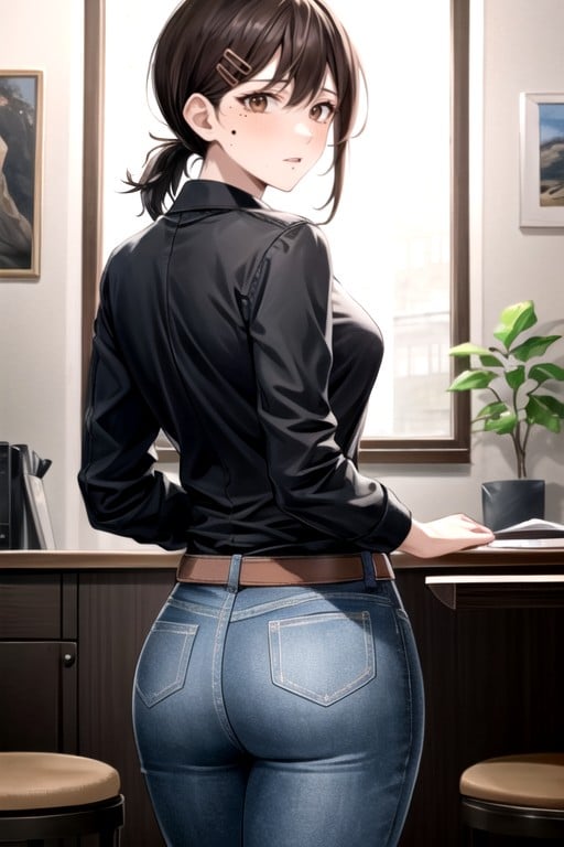 Delgada, Chaqueta, Kobeni Higashiyama (chainsaw Man)Porno AI