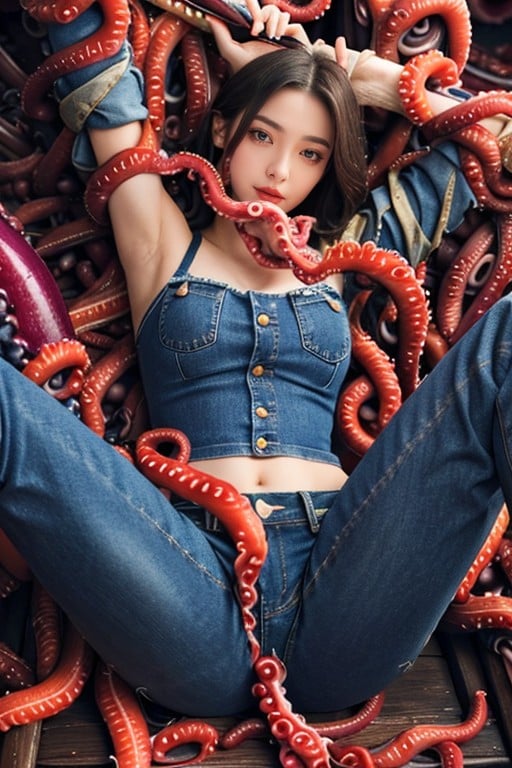 Tentacles, Jeans, Skinny AI Porn