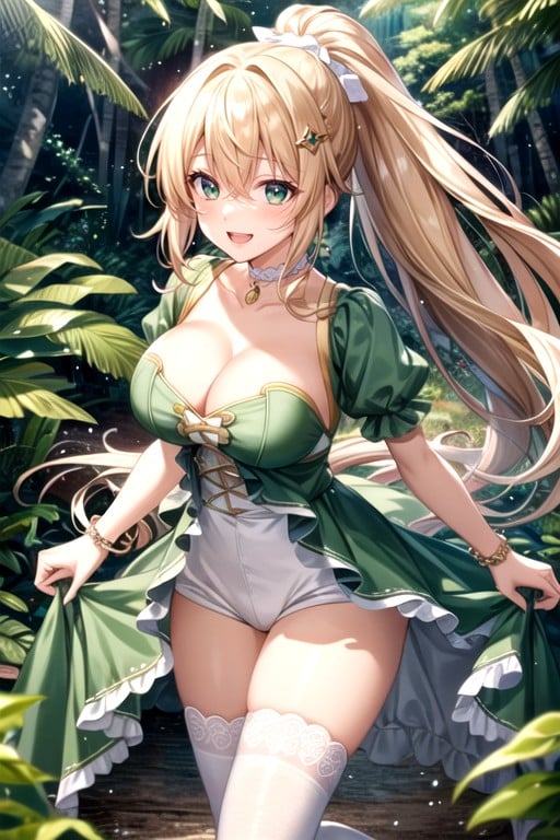 Leafa (sword Art Online), Naked, Cute AI Porn