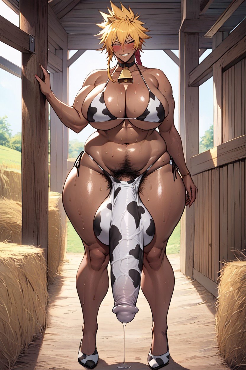 Gigantesco, Dark Skin Cow, SudadaPorno AI