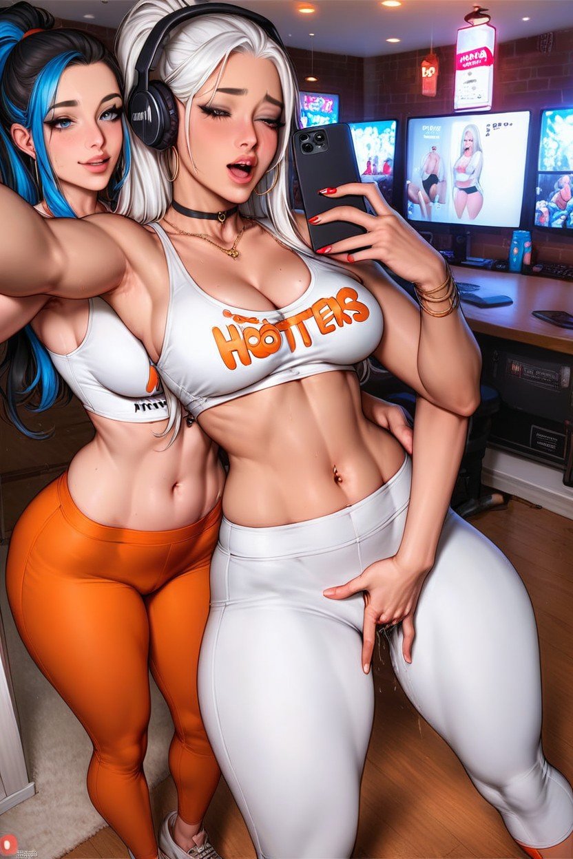 Stream Room, Selfie, Hooter’s GirlPorno AI