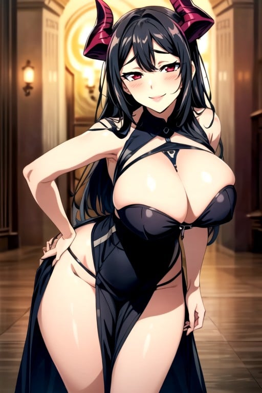 20s, Mischievous (smiling While Blushing), Succubus AI Porn