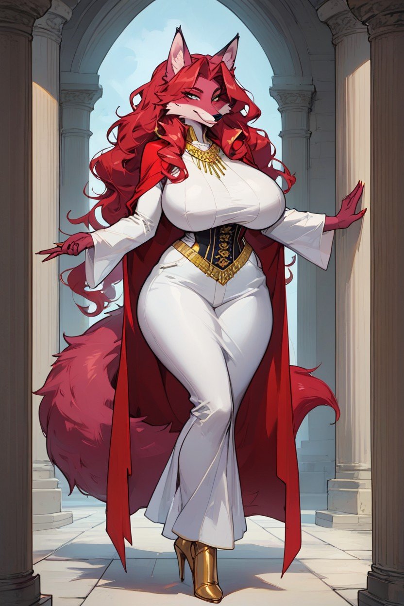 Wide Hips, Huge Breasts, Fox TailAI黃片