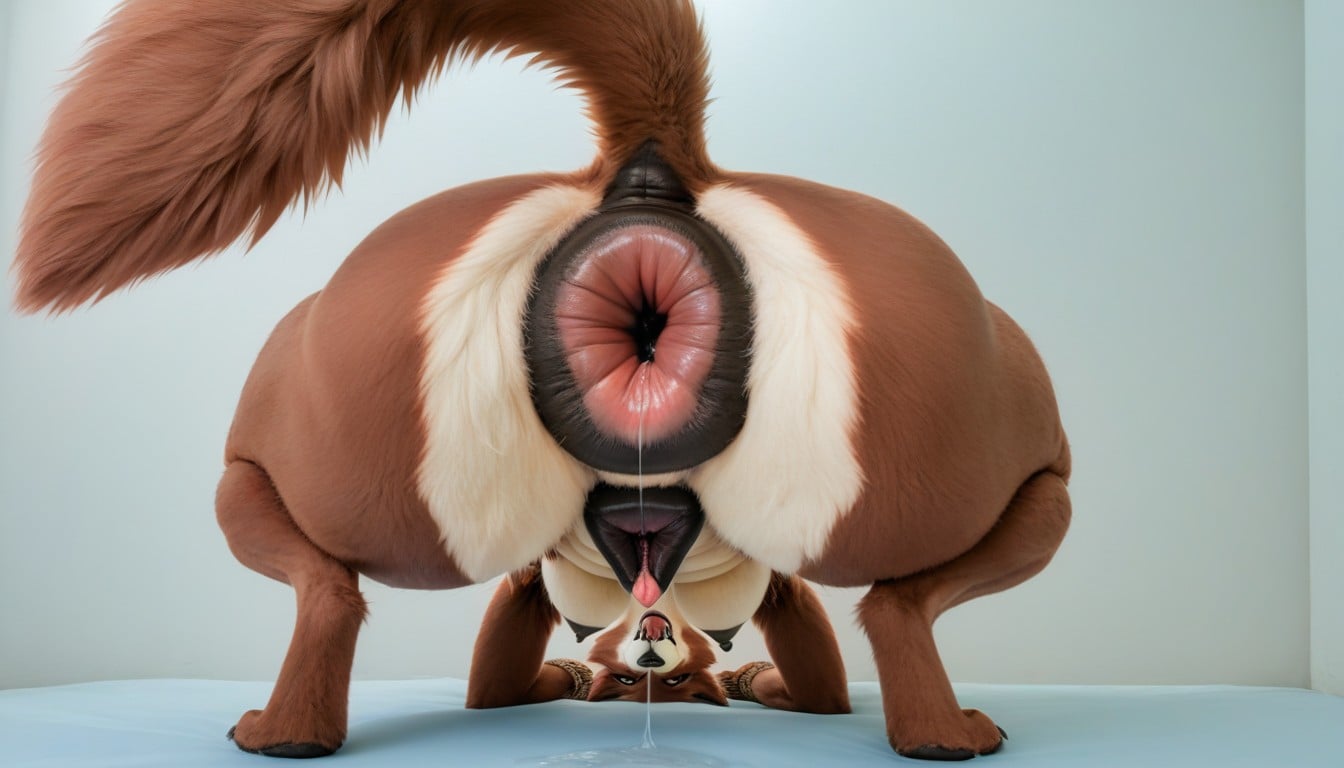 Veiny Anus, Excessive Pussy Juice, Canine Pussy Furry AI Porn