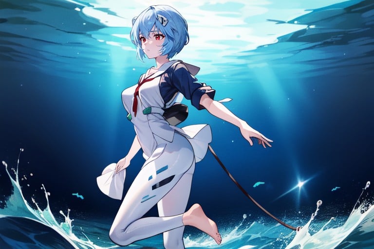 Ayanami Rei (evangelion), Water Surface Around, NuitPorno IA