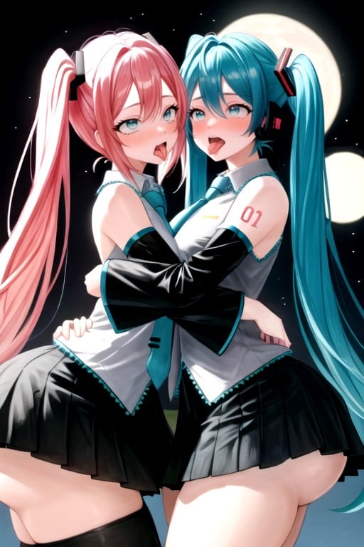 Hatsune Miku, Expansão Do Peito, Ahegao Pornografia de IA