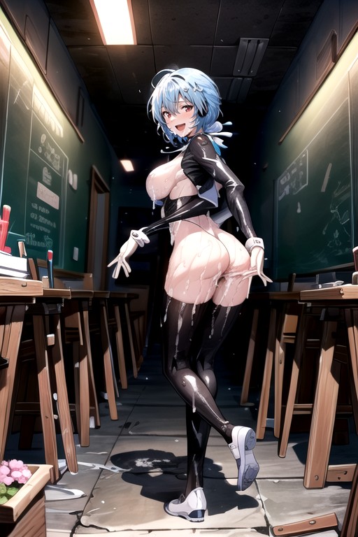 Gozada, Sala De Aula, Ayanami Rei (evangelion) Pornografia de IA