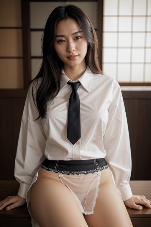 School Uniform, Bottom Up (upskirt), Japanese AI Porn