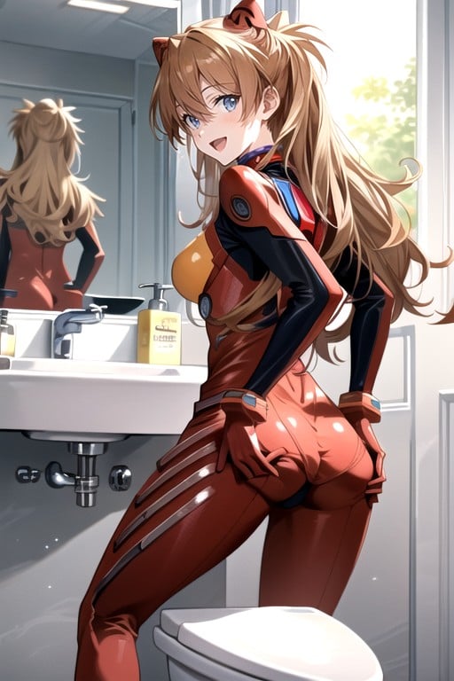 Soutien Des Fesses, Asuka (evangelion), Corps EntierPorno IA