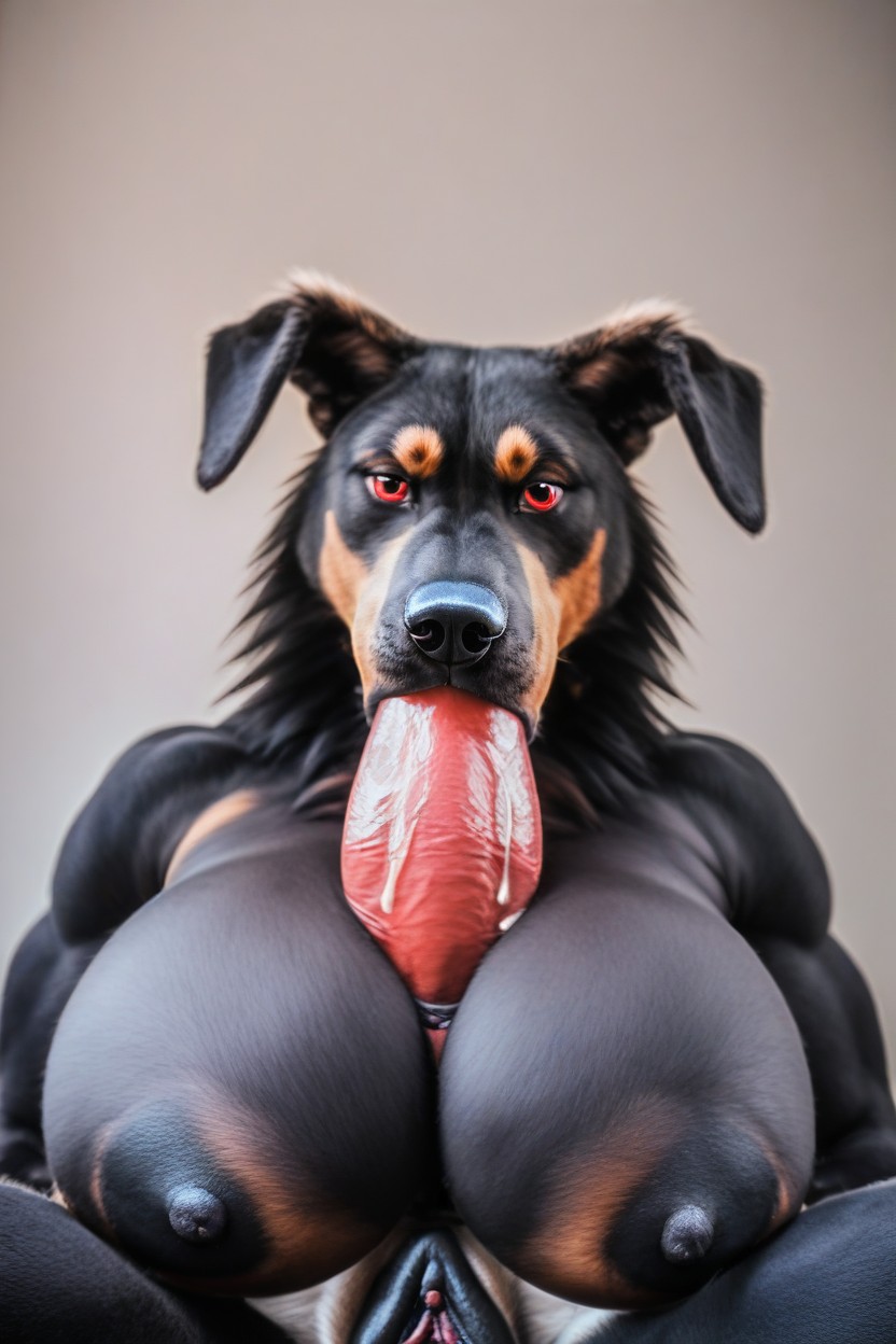 Add Details, Big Ass, Hellhound Furry AI Porn