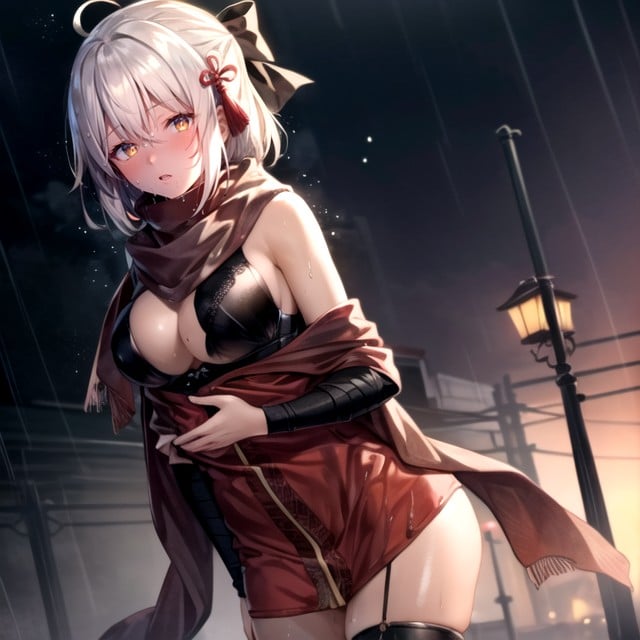 Vêtements Mouillés, Hypnose, Okita Sōji (fate/grand Order)Porno IA